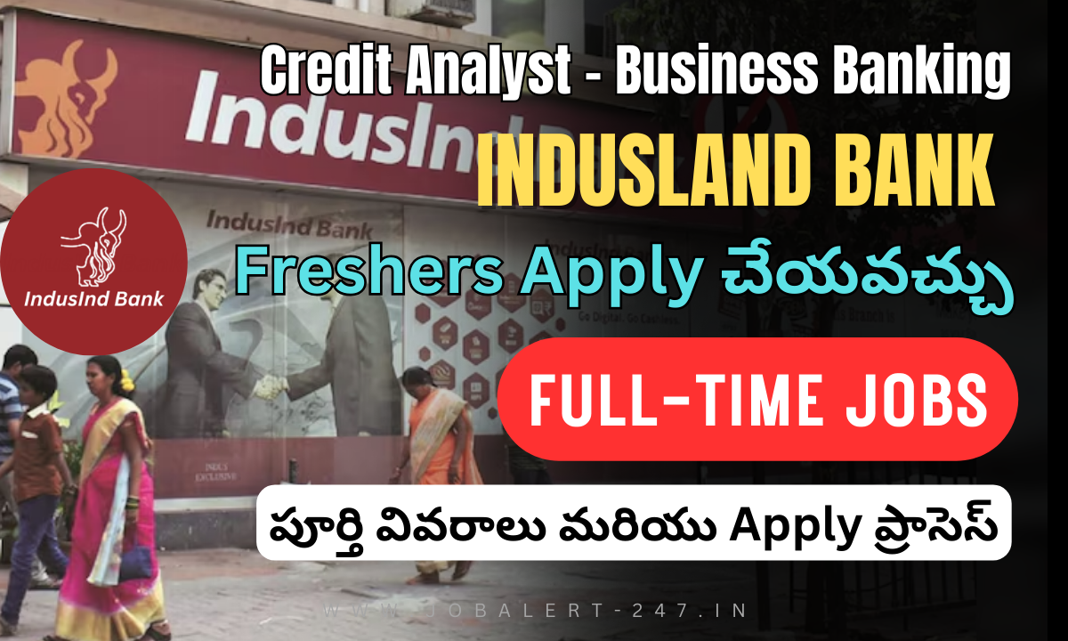 IndusInd bank jobs in telugu