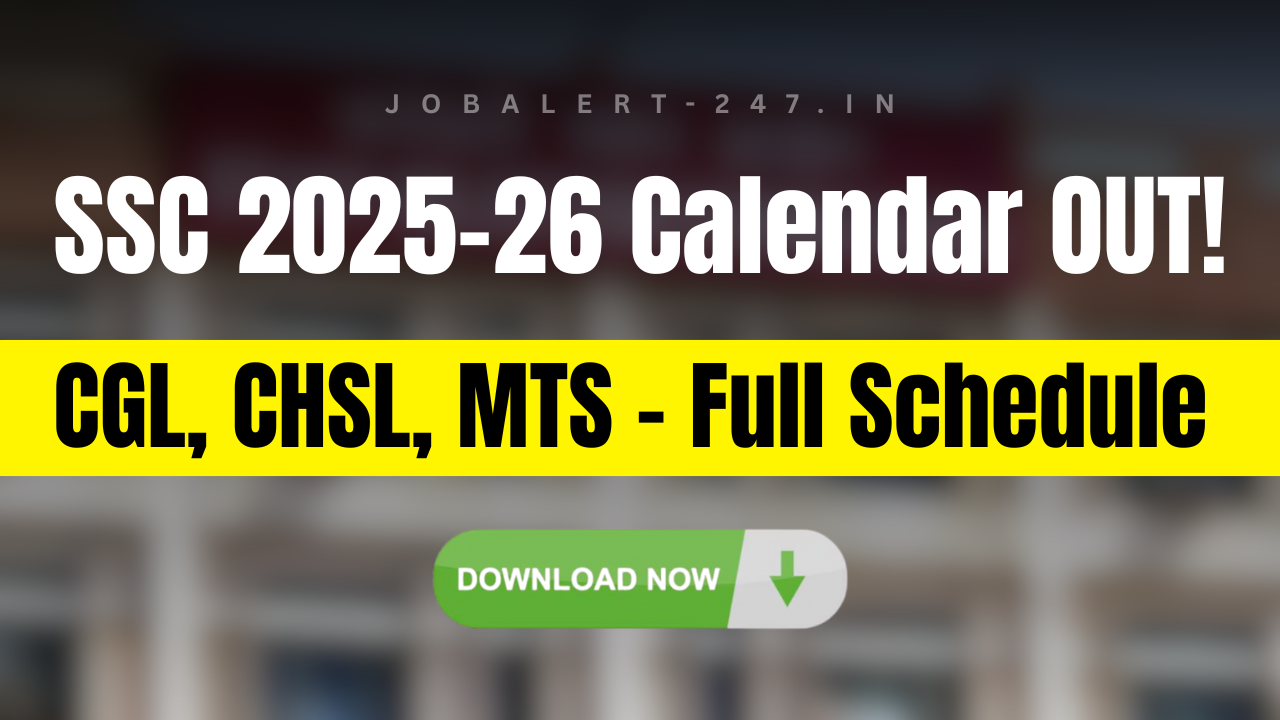 SSC Exam Calendar